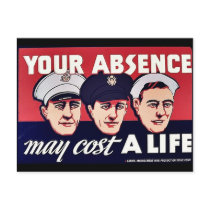 You Absence My Cost A Life Postcards