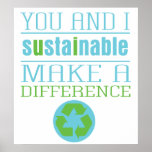 You and I Sustainable posters