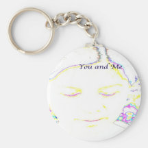 You and Me Keychain