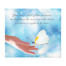 You are a child of the Universe Stretched Canvas Prints
