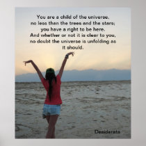 You are a child of the Universe Poster