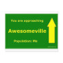 You Are Approaching Awesomeville