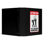 You Are Being Monitored - Office Humor Vinyl Binders