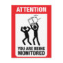 You Are Being Monitored - Office Humor Postcards