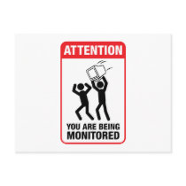 You Are Being Monitored - Office Humour