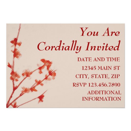 YOU ARE CORDIALLY INVITED 5X7 PAPER INVITATION CARD Zazzle