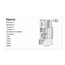 You Are Here (Geological Age Time Humour) Business Card Template