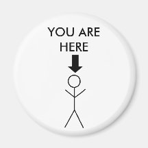 YOU ARE HERE - magnet