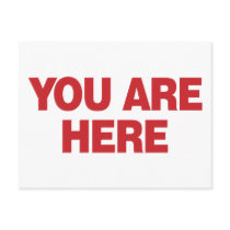 You Are Here - Red