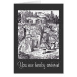You are hereby ordered greeting card