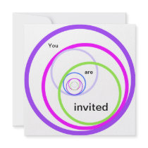 You are invited. Please join us