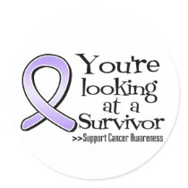 You are Looking at a Cancer Survivor Round Sticker