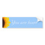 You are loved Bumper Sticker