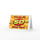 You Are My Super Hero Father's Day Card