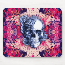You are not here Day of the Dead artwork. Mouse Pad