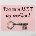 You are not my mother flyers