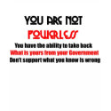 You are not powerless t-shirts