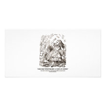 You Are Nothing But A Pack Of Cards Personalized Photo Card