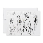 You Are Simply Divine Invite - Black