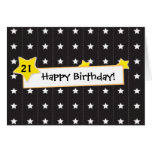 You are the star Happy birthday greeting card