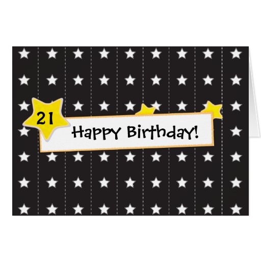 You are the star Happy birthday greeting card