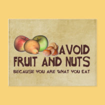 You are what you eat postcards