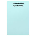 You are what you tweet stationery