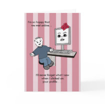 You Brighten Up My Screen! - Valentine Cards