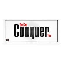 You can conquer this customized rack card