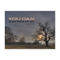 You Can Motivational Postcard