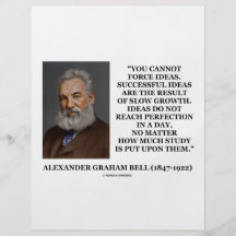You Cannot Force Ideas Are Result Of Slow Growth Flyer