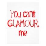 You Can't GLAMOUR Me Letterhead Design