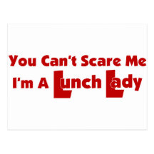 You Can't Scare Me Postcard