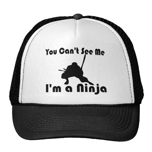 You Can't See Me funny Mesh Hat
