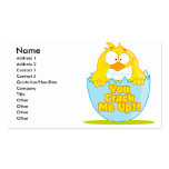 you crack me up funny cracked chick bird business card templates