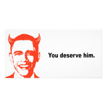 You deserve him photo greeting card