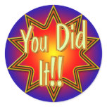 You Did It! Sticker