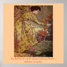 "You don't have to wait..." Inspiring Print