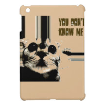 you dont know me cat crazy case for the iPad mini