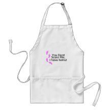 You Dont Scare Me I Have Twins (Pink) Apron