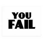You Fail Postcard