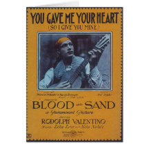 You Gave Me Your Heart Vintage Songbook Cover Cards