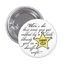 You got robbed... pinback button