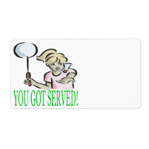 You Got Served Shipping Labels