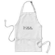 You Had Me at Annyeong Korean K-POP (Couple) Tee Apron