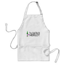 You Had Me At Merlot Wine Apron