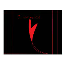 You have my heart... post cards