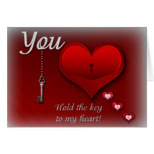 You hold the key to my heart cards