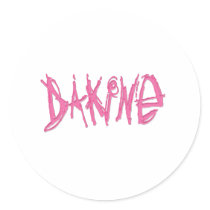 You know - da kine round sticker