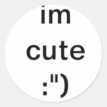 You know it round stickers